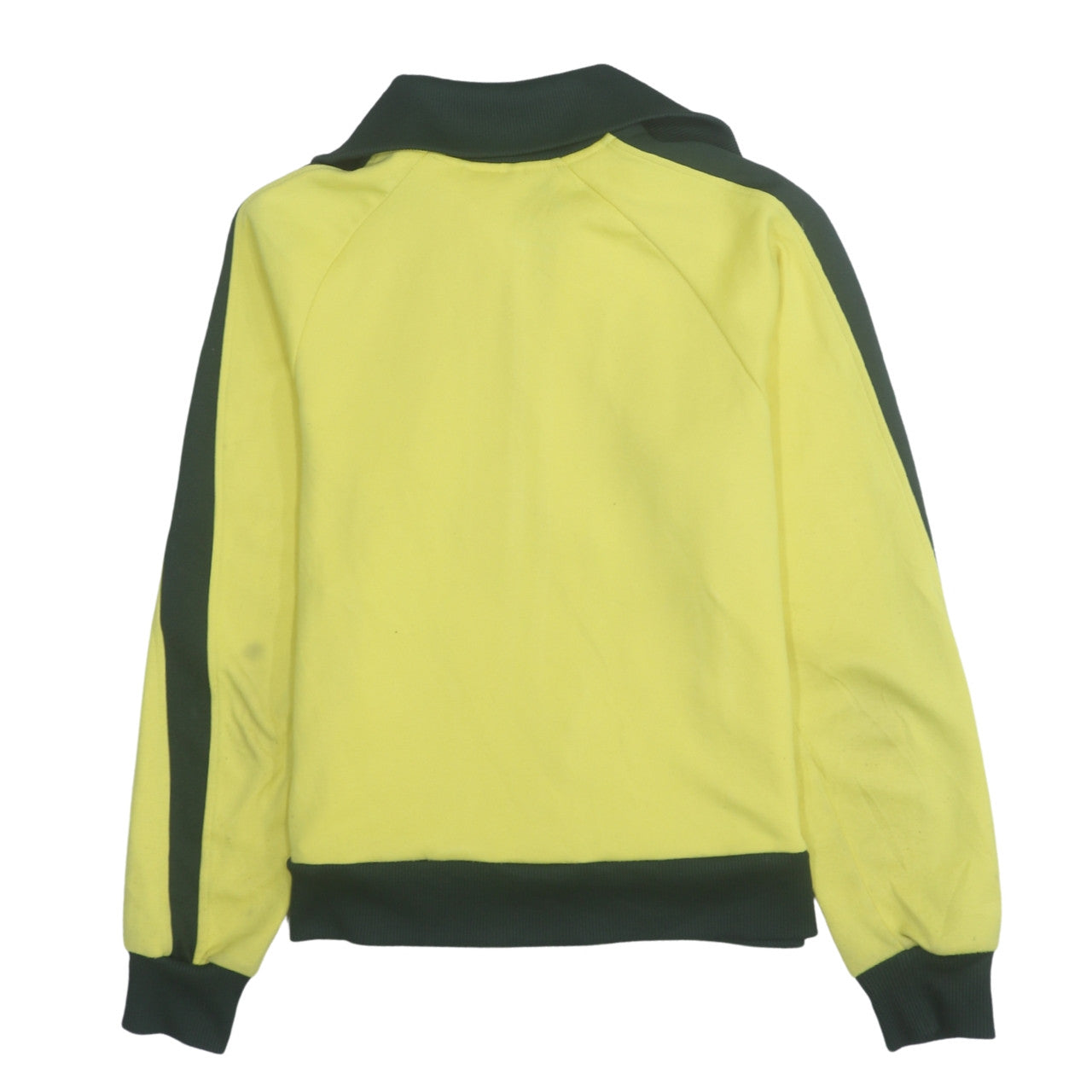 Puma Men's Yellow Track Jacket Size S Retro Full Zip Sportswear