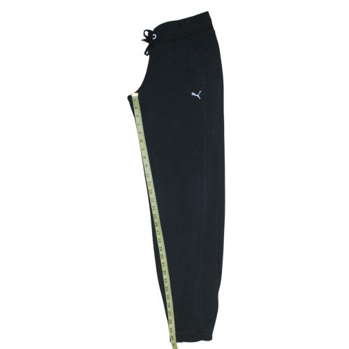 Puma Women's Black Jogger Sweatpants Size 14 Fleece Activewear