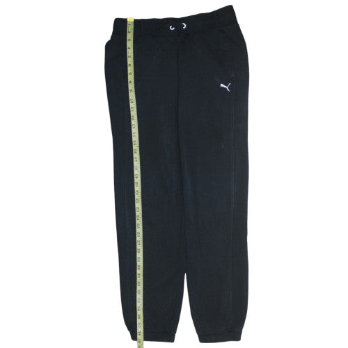 Puma Women's Black Jogger Sweatpants Size 14 Fleece Activewear