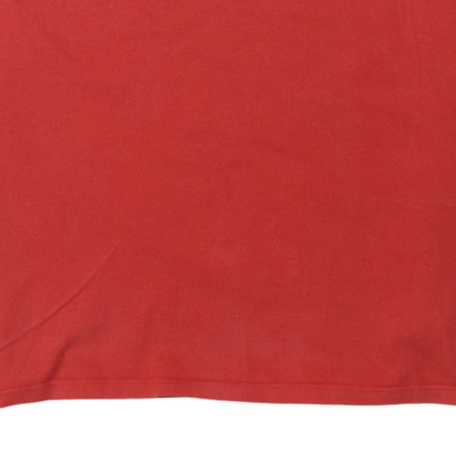 Nike Men's Red Graphic 1873 Athletic Cotton T-Shirt Size L