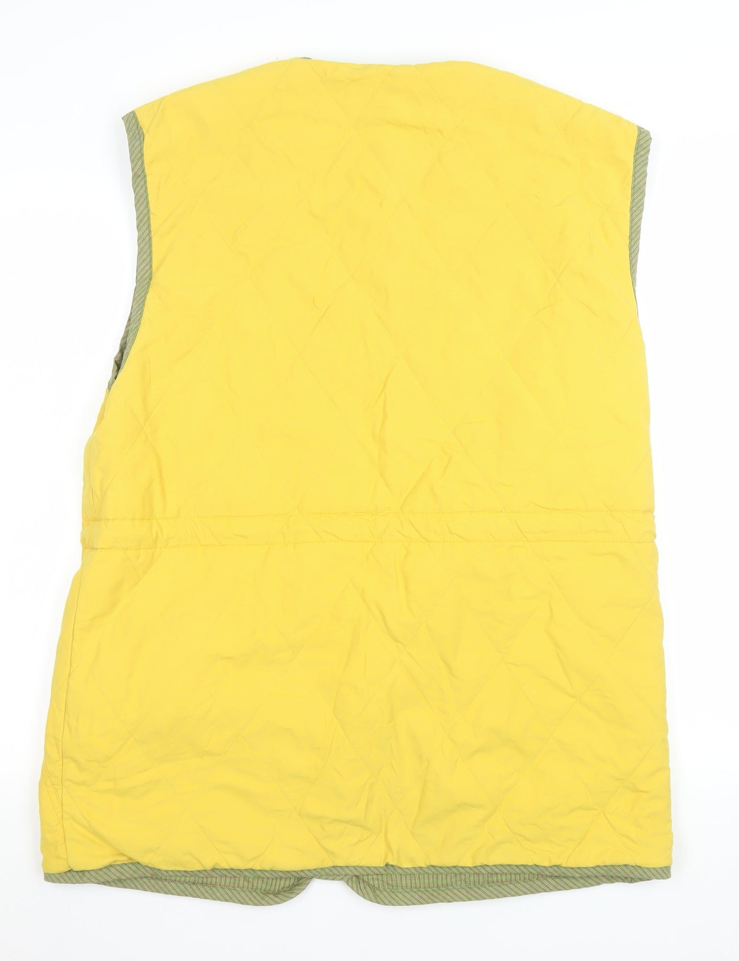 Red/Green Men's Yellow Polyamide Bodywarmer Waistcoat M