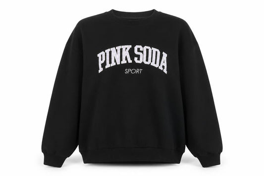 Pink Soda Sport Women's Black Medium Pullover Sweatshirt
