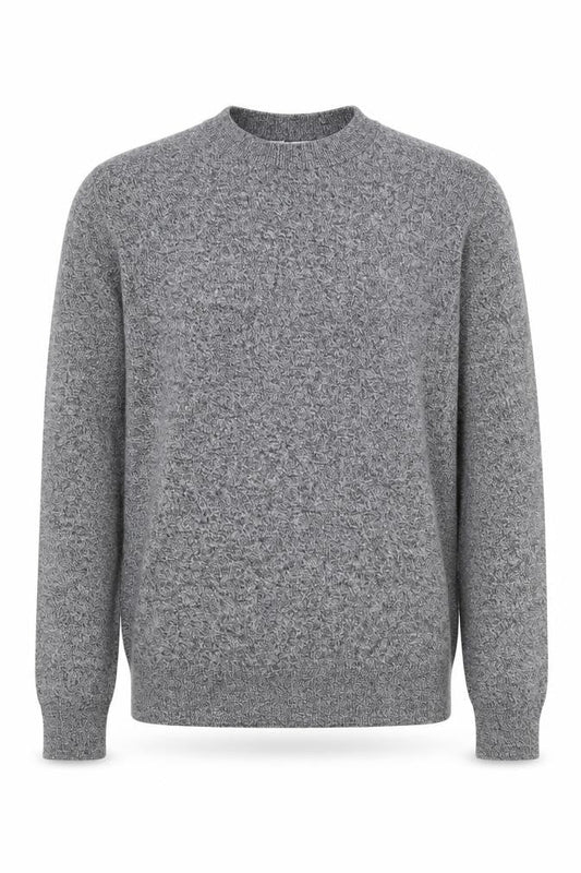 Topman Men's Grey Cotton Crew Neck Jumper Size S