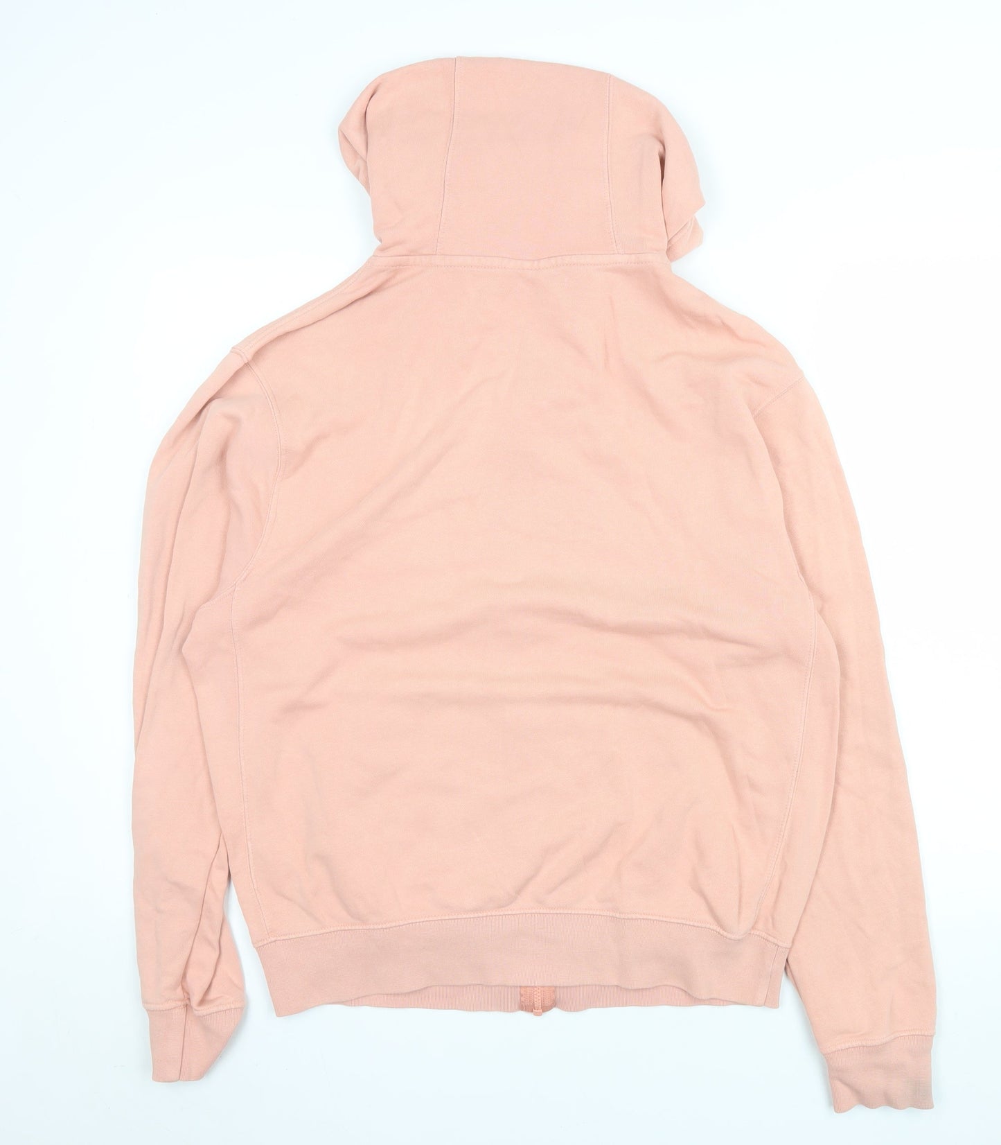 Nike Womens Pink Full Zip Hooded Jacket Size S Casual Cotton