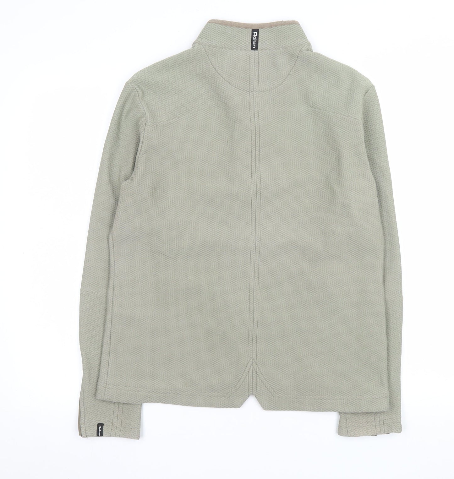 Rohan Womens Green Honeycomb Softshell Jacket Size M Lightweight Zip