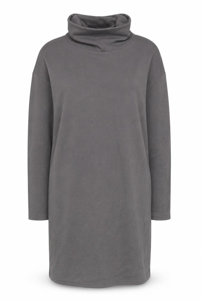 Marks & Spencer Women’s Grey Roll Neck Shift Dress Size 14