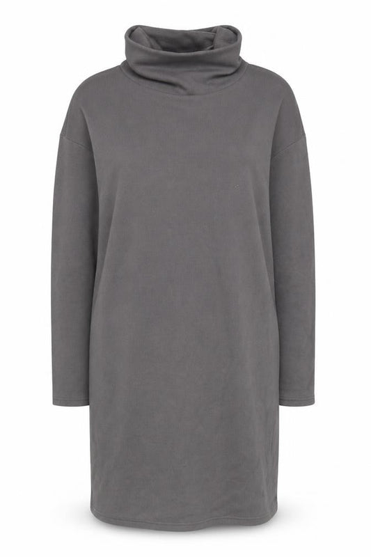Marks & Spencer Women’s Grey Roll Neck Shift Dress Size 14