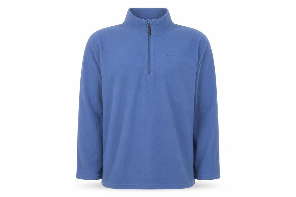 Peter Storm Men's Blue Fleece Sweatshirt XL 1/2 Zip Pullover