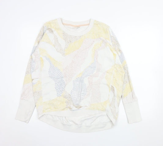 Nümph Women's Multicoloured Crew Neck Pullover Sweatshirt Size S