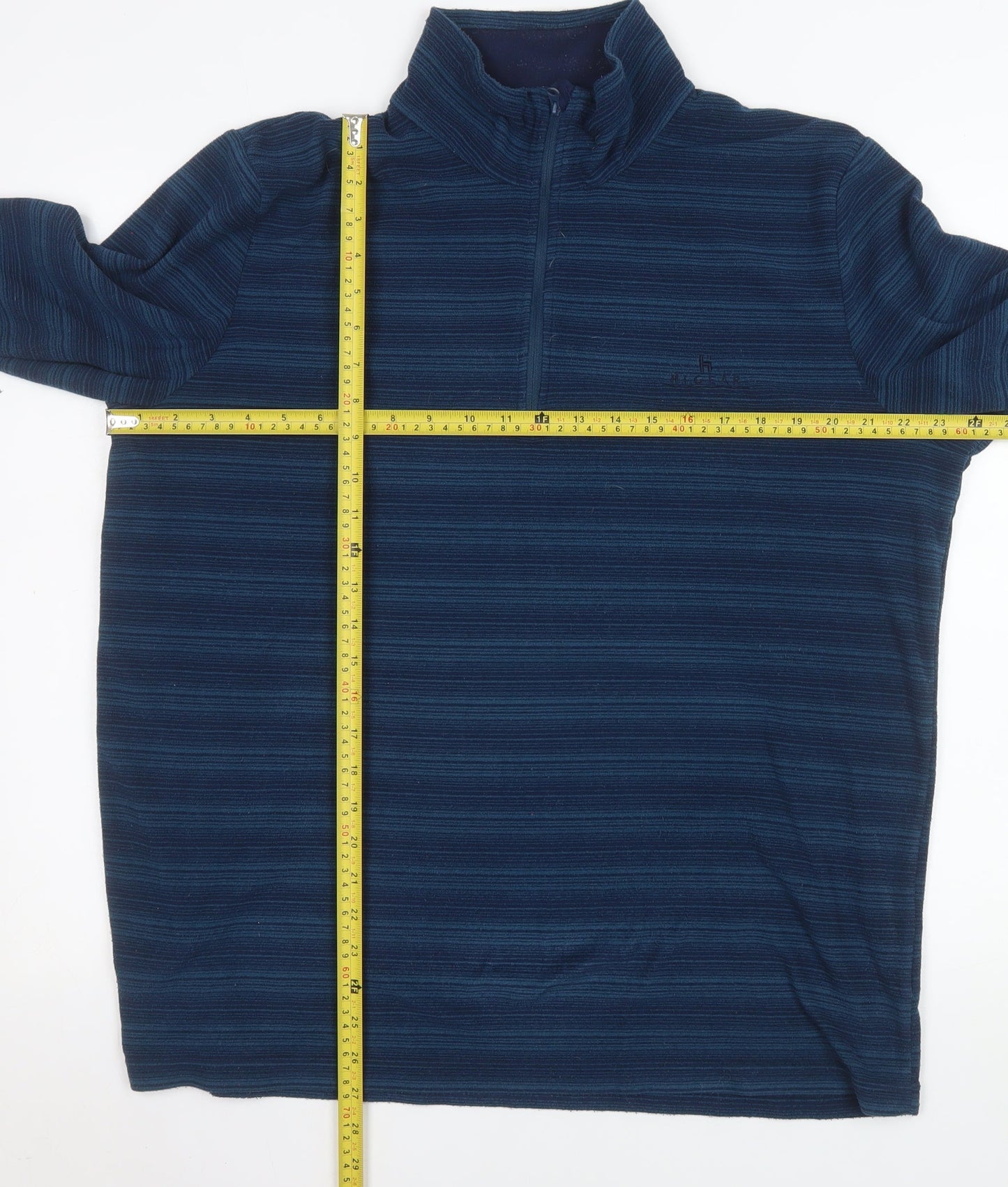 Hi Gear Men's Blue XL 1/4 Zip Fleece Sweatshirt Outdoor Pullover