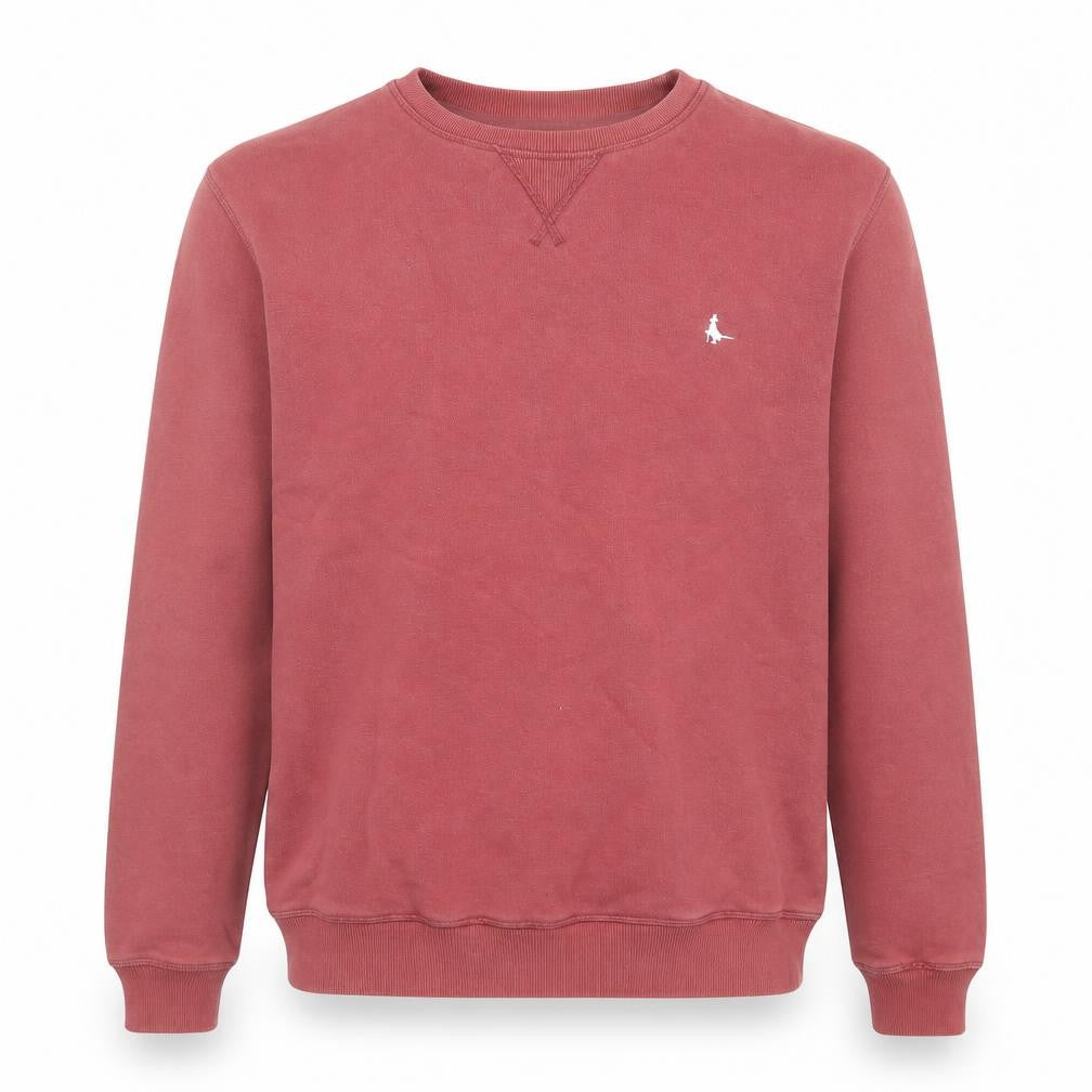 Jack Wills Mens Red Crew Neck Pullover Sweatshirt Size M