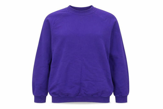 United Colors of Benetton Womens Purple Cotton Pullover Sweatshirt L