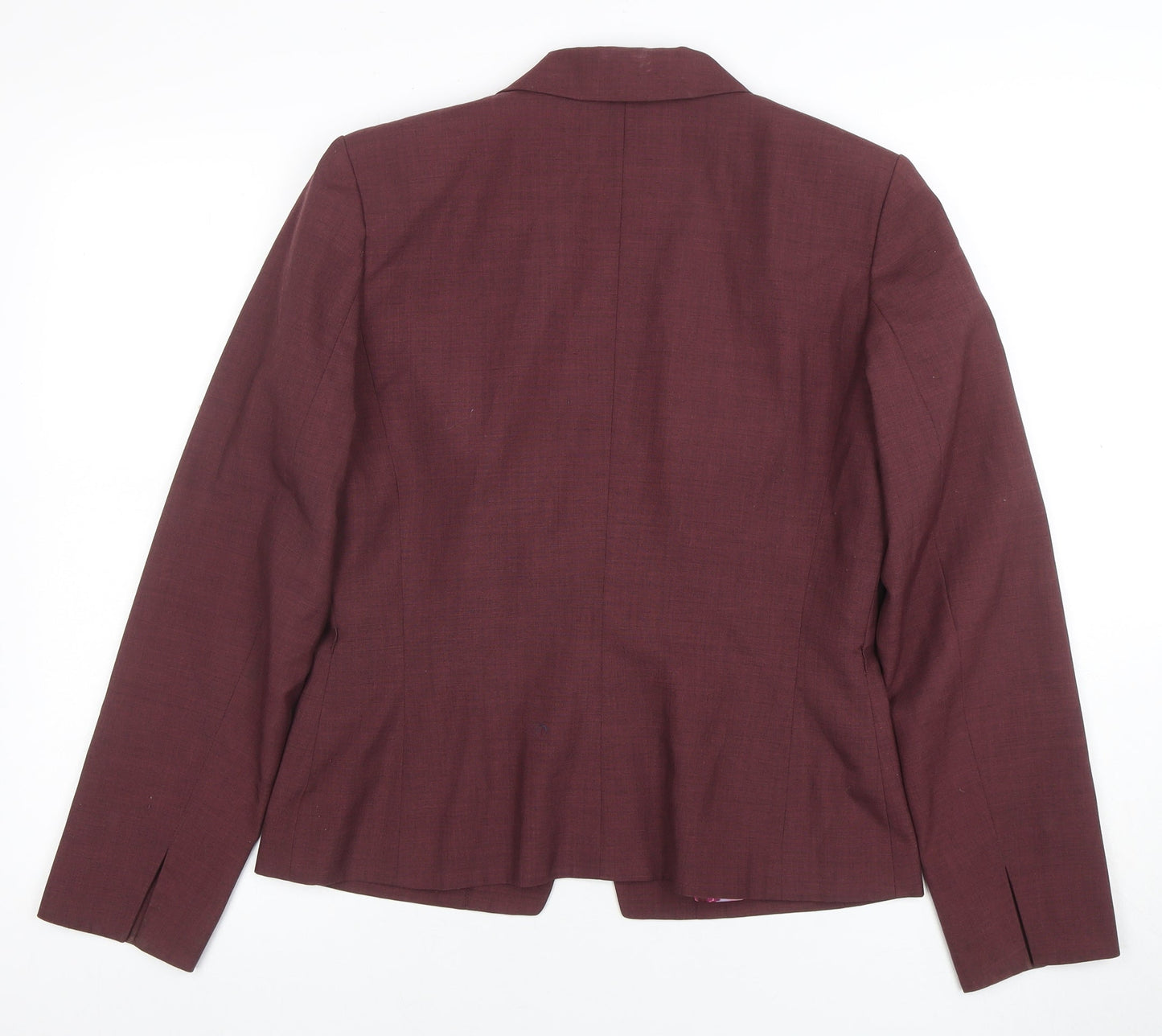 Whistles Express Womens Red Long Sleeve Classic Blazer Size 12