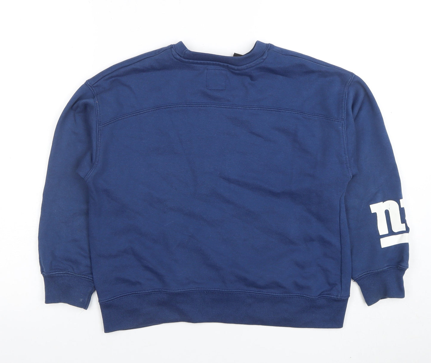 ZARA Boys Blue New York Giants Pullover Sweatshirt 9-10 Years Crew Neck