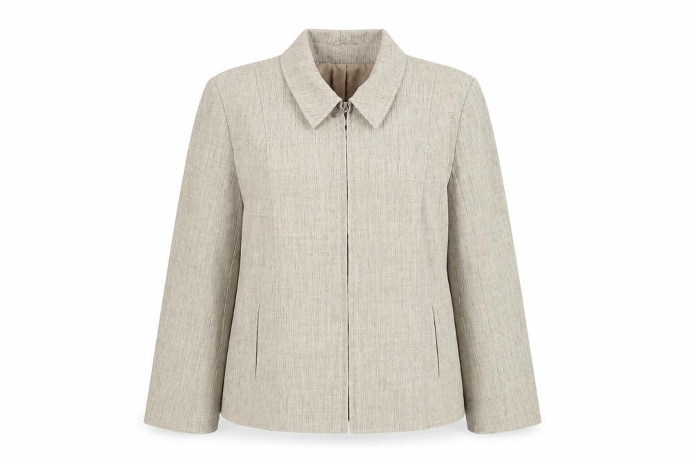 Wallis Womens Beige Linen Blend Tailored Suit Jacket Size 14