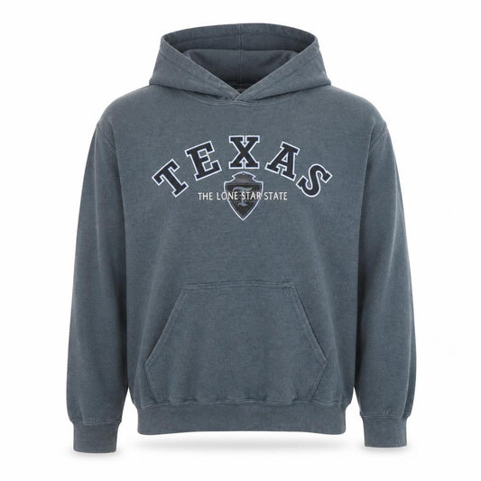 Gildan Men's Blue Texas Pullover Hoodie Size S Heavy Blend Fleece