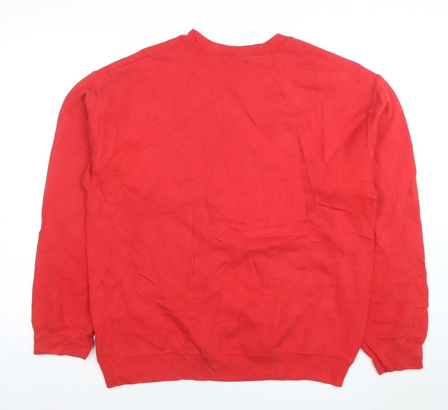 Disney Men's Red Mickey Mouse 1928 Pullover Sweatshirt Size M