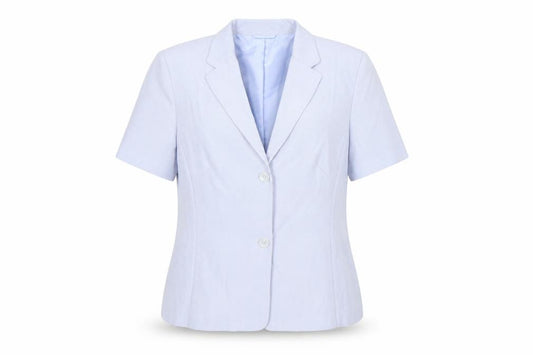 Dorothy Perkins Petites Blue Short Sleeve Blazer UK 14 Women’s Jacket