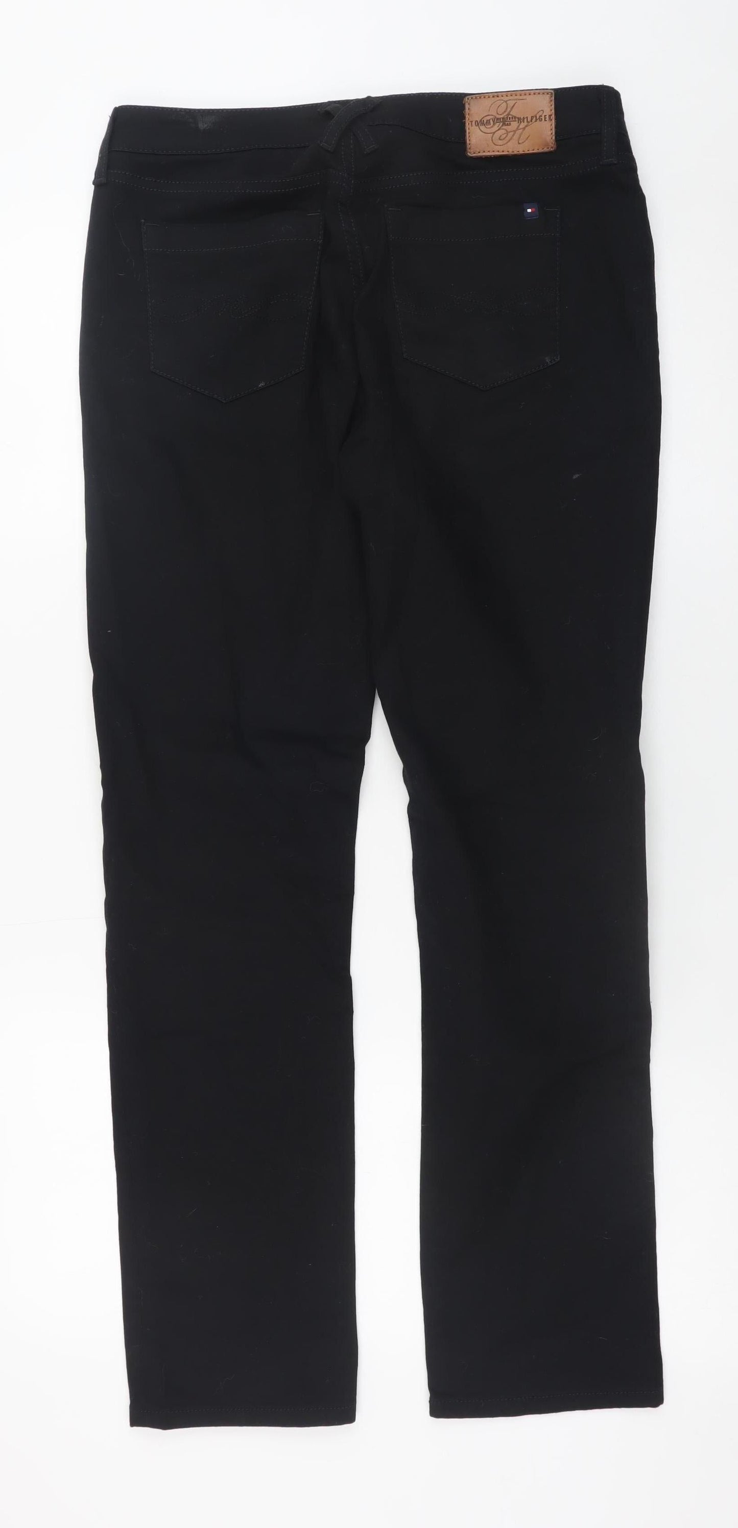 Tommy Hilfiger Women’s Black Slim Straight Jeans Size 10 28/30