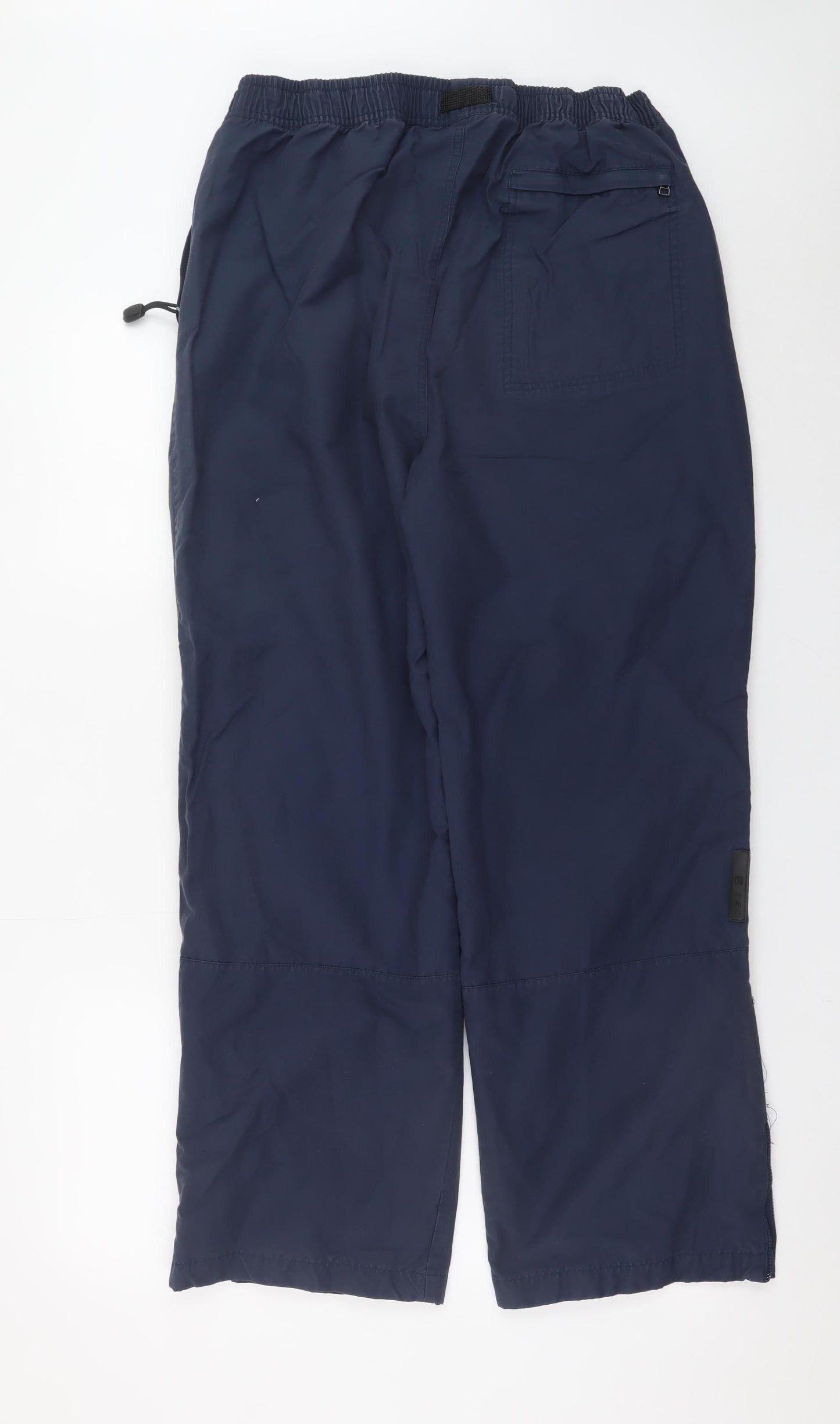 Fila Mens Blue Cargo Trousers L Lightweight Elastic Waist