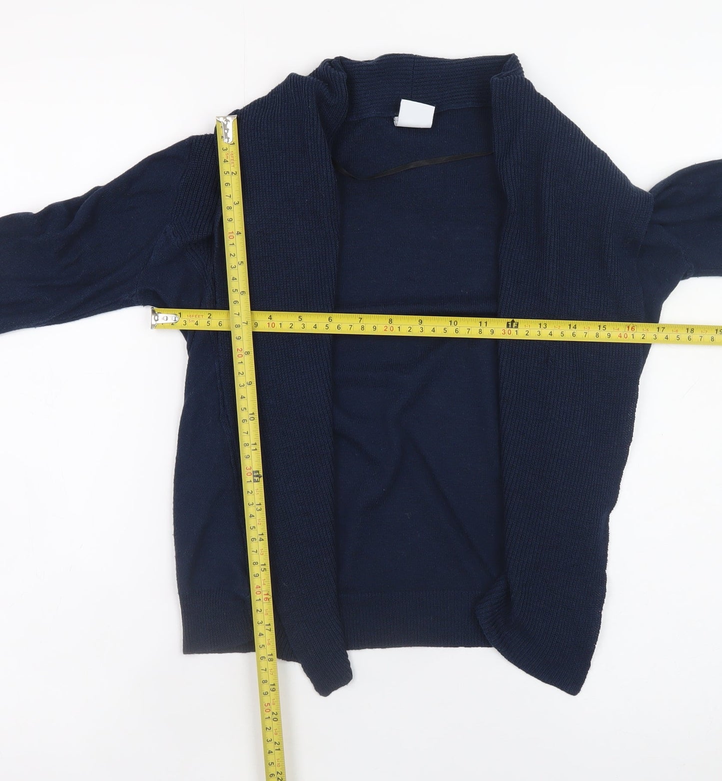 Vero Moda Women's Blue Knit Long Sleeve Open Cardigan XS