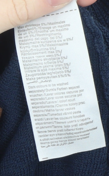 Vero Moda Women's Blue Knit Long Sleeve Open Cardigan XS