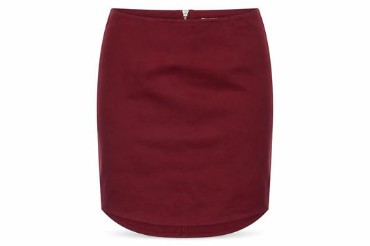 Glamorous Womens Red Short Pencil Skirt Size S Zip Stretch