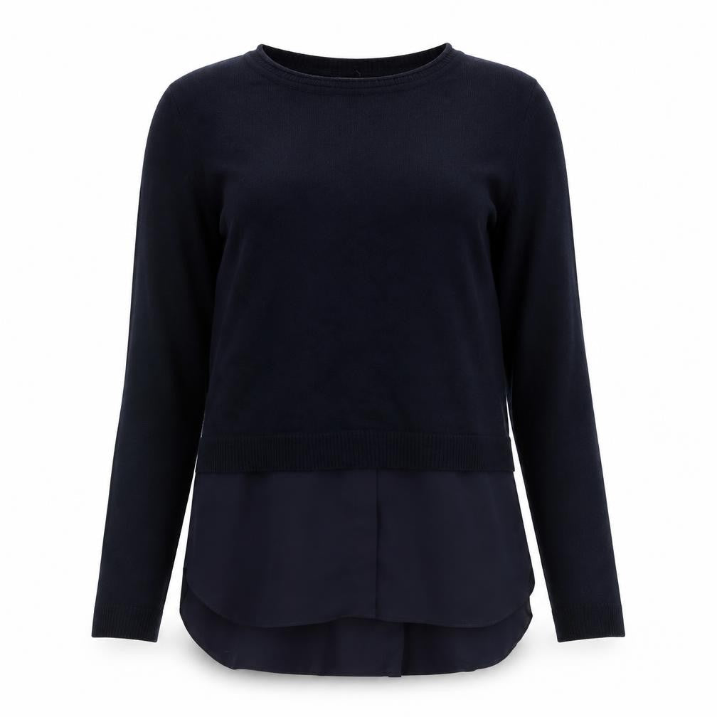 RETRO-ology Women's Black L Pullover Knit Jumper