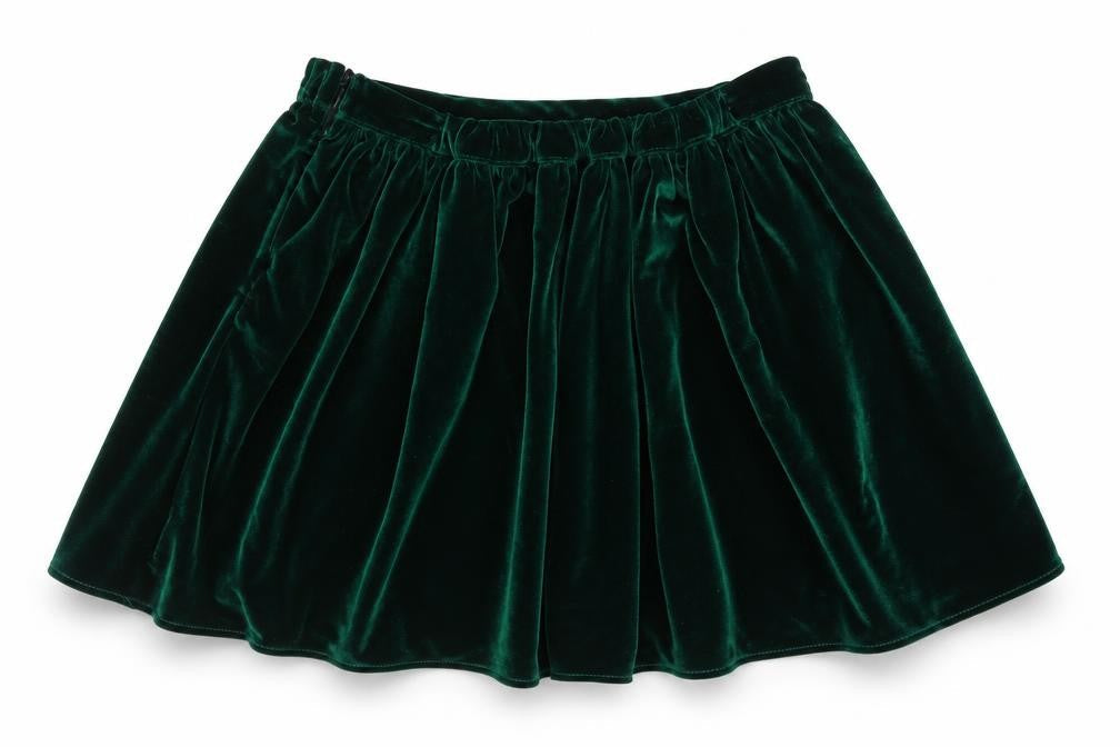 American Apparel Women’s Green Velvet Mini Skirt Size S