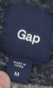 Gap Men’s Grey Wool Blend Crew Neck Pullover Jumper M