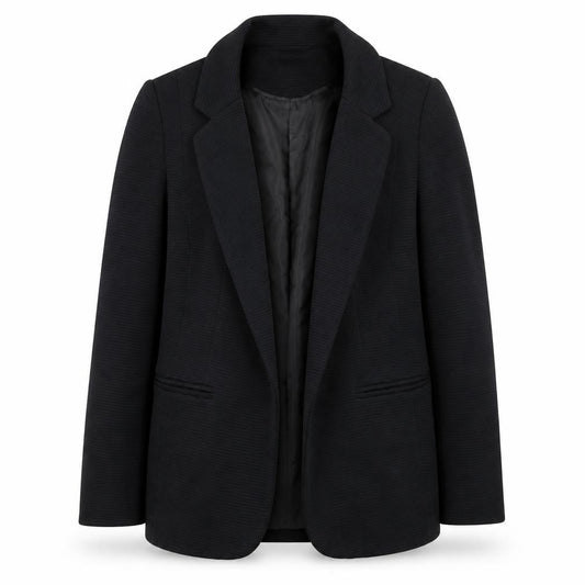 Wallis Women's Black Blazer Jacket UK 8 Classic Mid-Length Lined