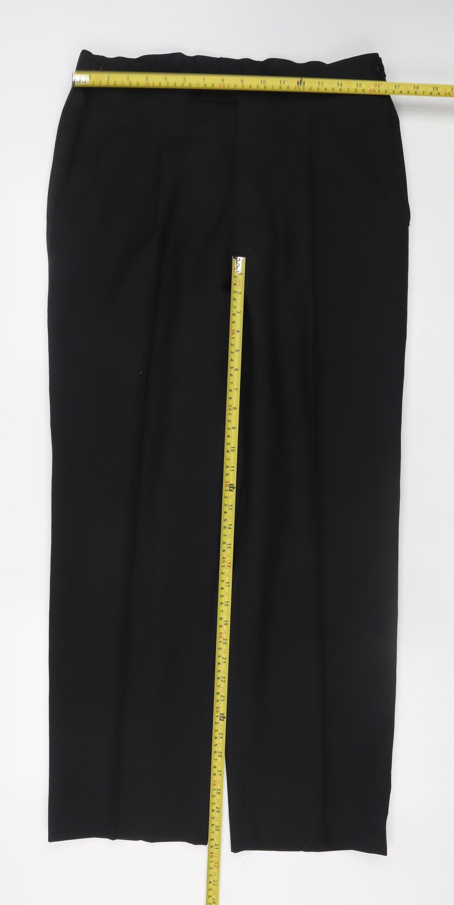 Drescott Men's Black 36in Classic Fit Pleated Dress Pants