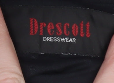 Drescott Men's Black 36in Classic Fit Pleated Dress Pants