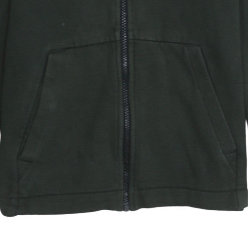 Nike Mens Green Full Zip Hoodie Fleece Regular Fit Size M