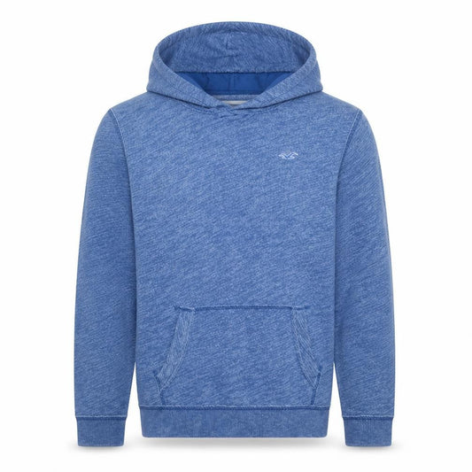 Hollister Men's Blue Pullover Hoodie Size S Logo Fleece Sweatshirt
