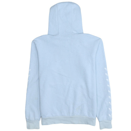 Adidas Girls Light Blue Pullover Hoodie Size 13-14 Years Fleece Lined