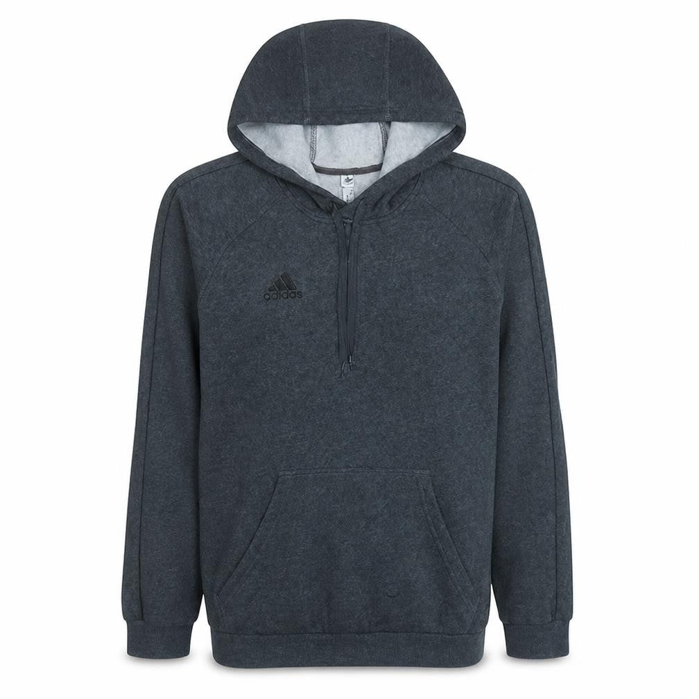 Adidas Men's Grey Pullover Hoodie Size M Sports Fleece