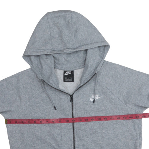 Nike Men's Grey Full Zip Hoodie M Classic Athletic Style
