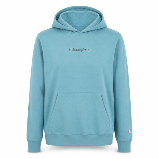 Champion Girls Blue 2XL Pullover Hoodie with Logo Front Pocket