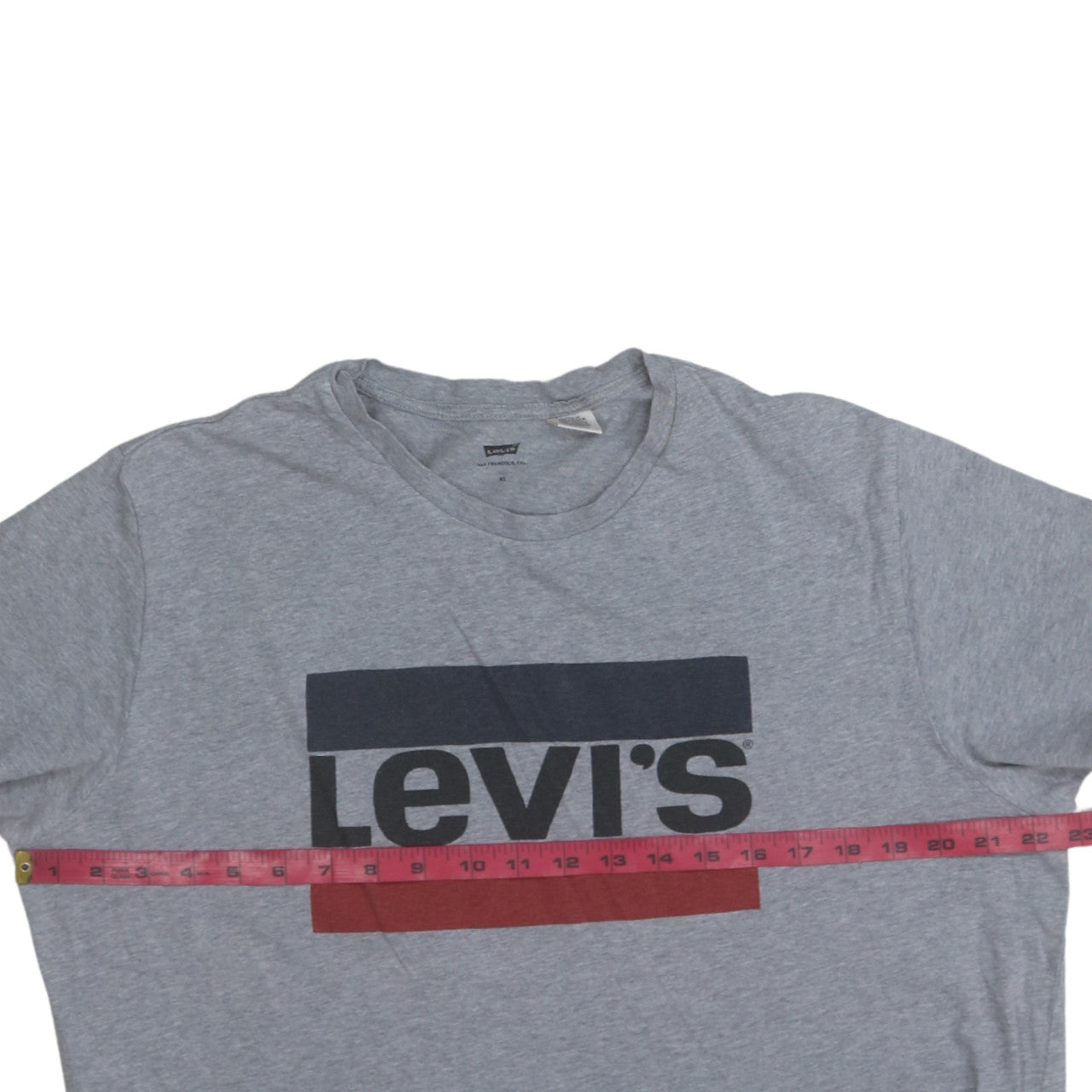 Levi's Men's Grey XL Logo Graphic Cotton T-Shirt
