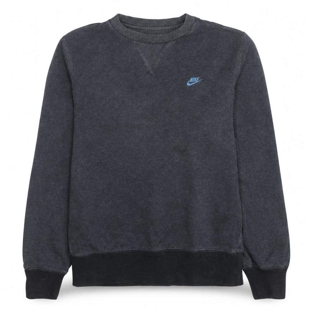 Nike Men's Grey Crew Neck Pullover Sweatshirt Size M