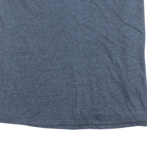 Tommy Hilfiger Men's Grey Cotton Crew Neck Short Sleeve T-Shirt M
