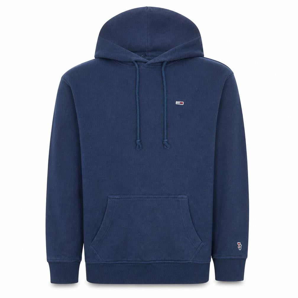 Tommy Jeans Men's Blue Pullover Hoodie Size S Classic Logo
