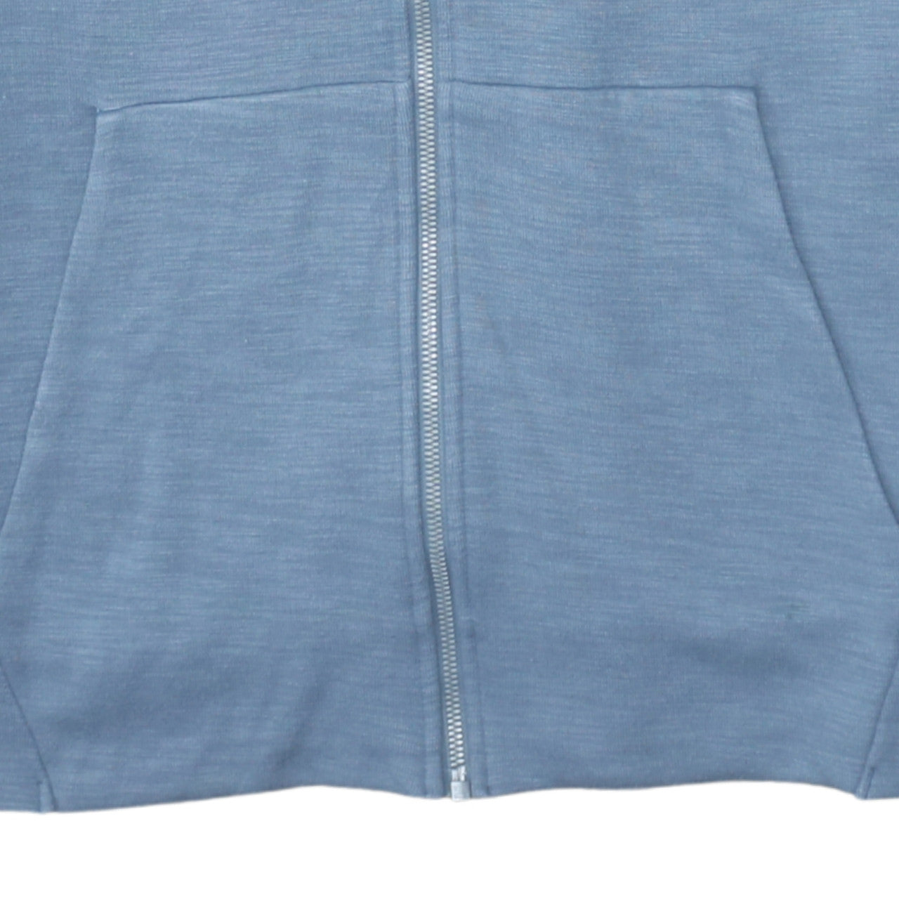 Nike Men's Blue Full Zip Hoodie Size M Lightweight Cotton Blend
