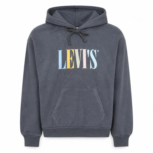 Levi's Women's Black Pullover Hoodie Small Graphic Print Logo