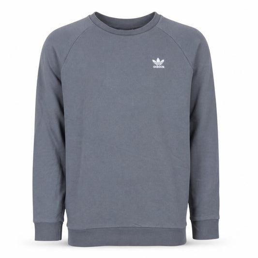 Adidas Men's Grey Crew Neck Pullover Sweatshirt Size S