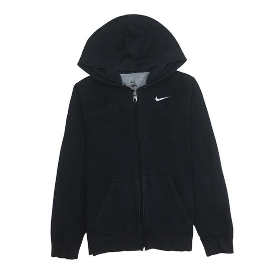 Nike Teens Black Full Zip Hoodie XL Fleece Sweatshirt