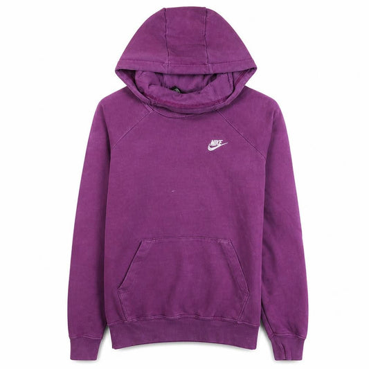Nike Women Purple Small Pullover Hoodie 100% Cotton Casual Sweatshirt