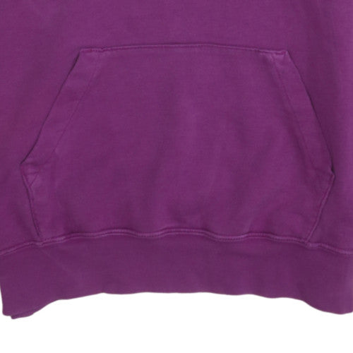 Nike Women Purple Small Pullover Hoodie 100% Cotton Casual Sweatshirt