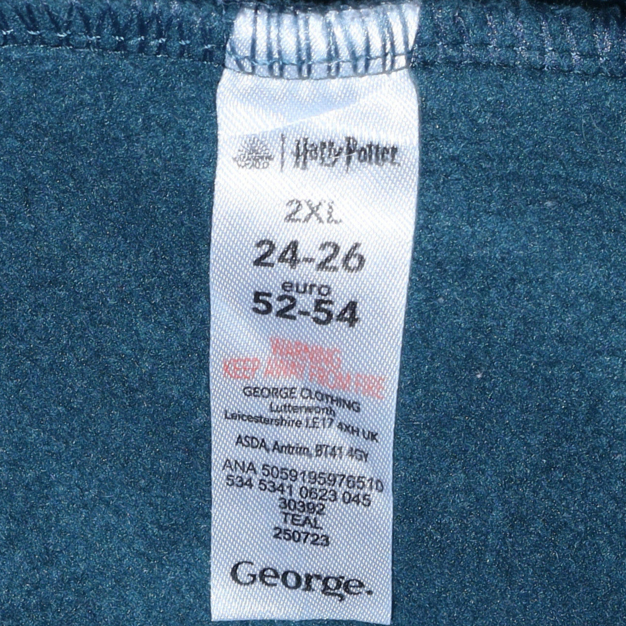 George Harry Potter Yule Ball Navy Blue 2XL Women's Pullover Sweatshirt
